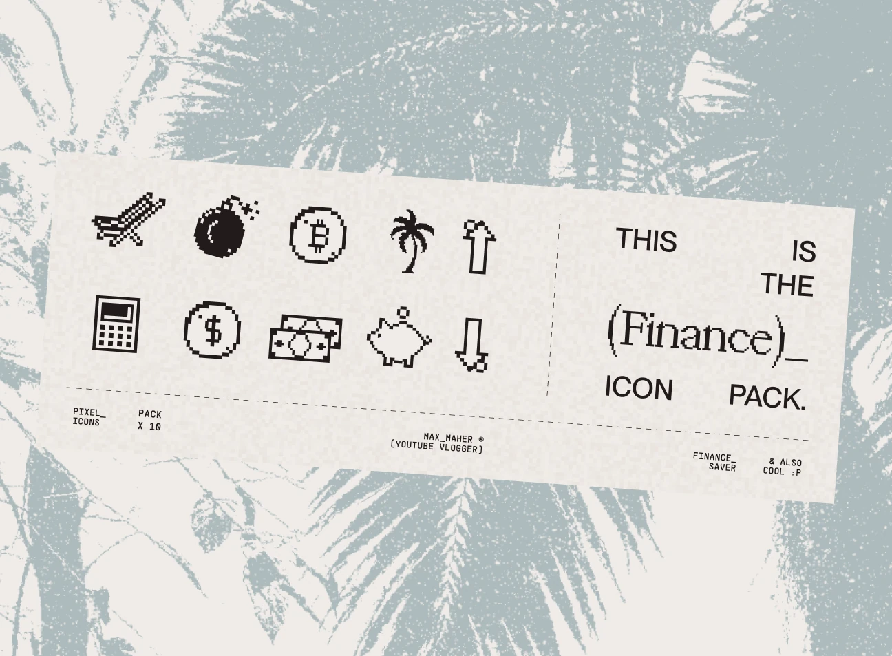 Pixel icon pack for Max Maher.